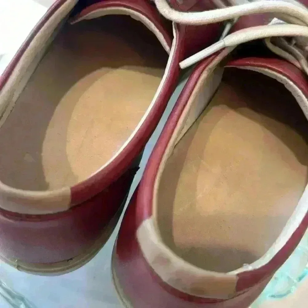 ECCO leather Women’s lace up shoes Red size 40